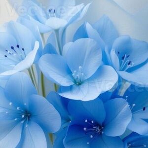 Wilfred Sky Blue Faux Floral Arrangement